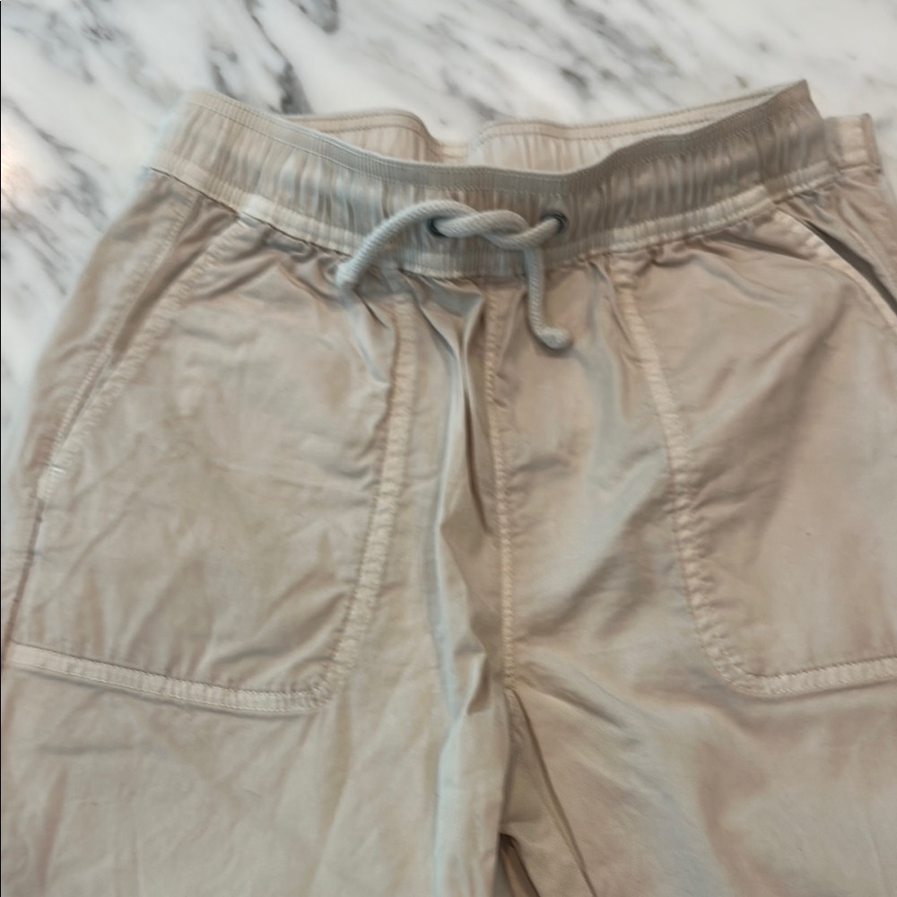Crewcuts Cream Drawstring Pants
